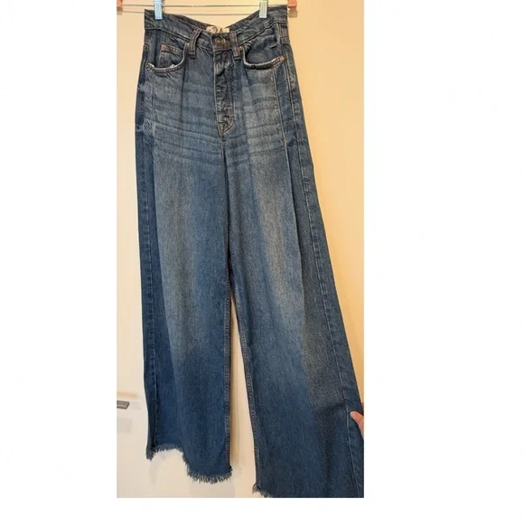 NWOT Free People We the Free Old West Slouchy Jeans | Size 24 - Picture 10 of 13